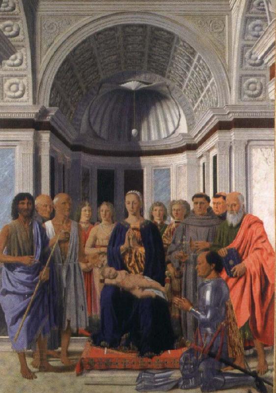 Piero della Francesca Wu Binuo Duke Feidailike reaches the Mongolian peaceful fil Trow portrait